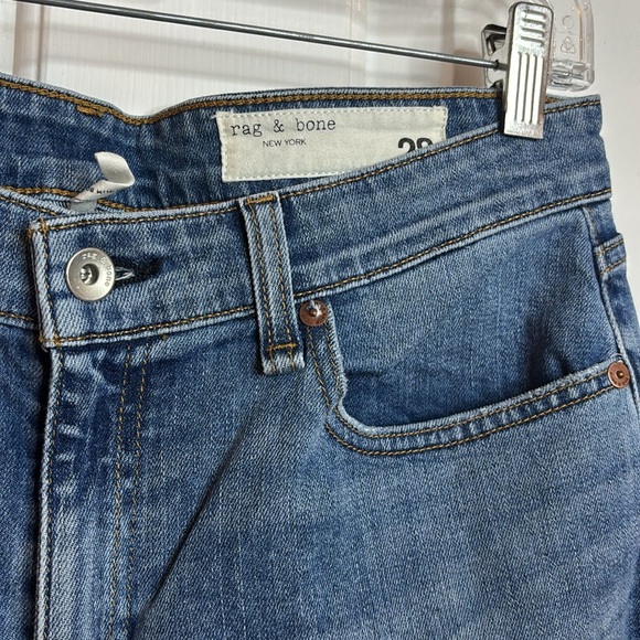 EUC RAG&BONE Dre Low Rise Slim Boyfriend women’s jeans in Julienne color size 28 - Picture 3 of 12